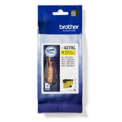 4. Brother LC-427XLY Tintenpatrone, 1 Stück, Original, hohe (XL) Reichweite, Gelb