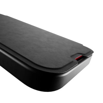 5. Puro Book Mag MagSafe Lederhülle mit Flip und Kartensteckplatz für iPhone 16 – Schwarz