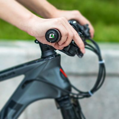 13. Rockbros 40210003001 Mikrofaser-Fahrradlenkergriffe – Schwarz
