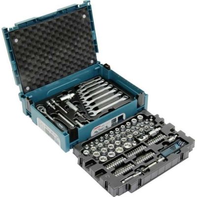 2. Makita E-08713 Schraubenschlüssel- und Werkzeugset 120-teilig.
