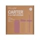 3. 473 ml Carter Move 3-in-1 Thermobecher + 3 Fellow-Verschlusskappen, puderrosa
