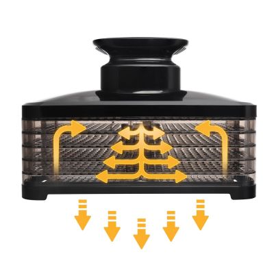 4. ELDOM Trockner für Pilze, Gemüse und Obst SG520, 400 W, Temperaturregelung 35–70 °C, 5 große Trockenschalen (32 x 25 cm), Timer (5–24 Stunden)