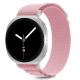2. Tech-Protect Nylon-Streifenarmband für Samsung Galaxy Watch 40/44/46 mm – Rosa