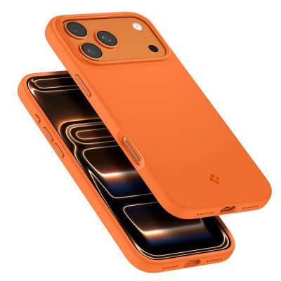 8. Spigen Silikonhülle Fit Mag MagSafe für iPhone 17 Pro Max – Orange