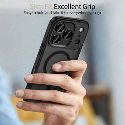 5. Tech-Protect MagCam MagSafe Case für iPhone 17 Pro Max - Mattschwarz