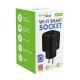 6. GREENBLUE WLAN-Steckdose mit Fernbedienung, kompatibel mit Android/iOS/Alexa/Google Home, mit Timer, Wattmeter, max. 16 A/3840 W, GB735 B