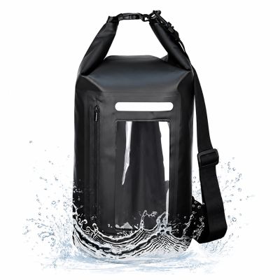 2. Wasserdichte Tasche WNA-15L für ein 15-Liter-SUP-Kajak mit RFID-Blockierfach – schwarz