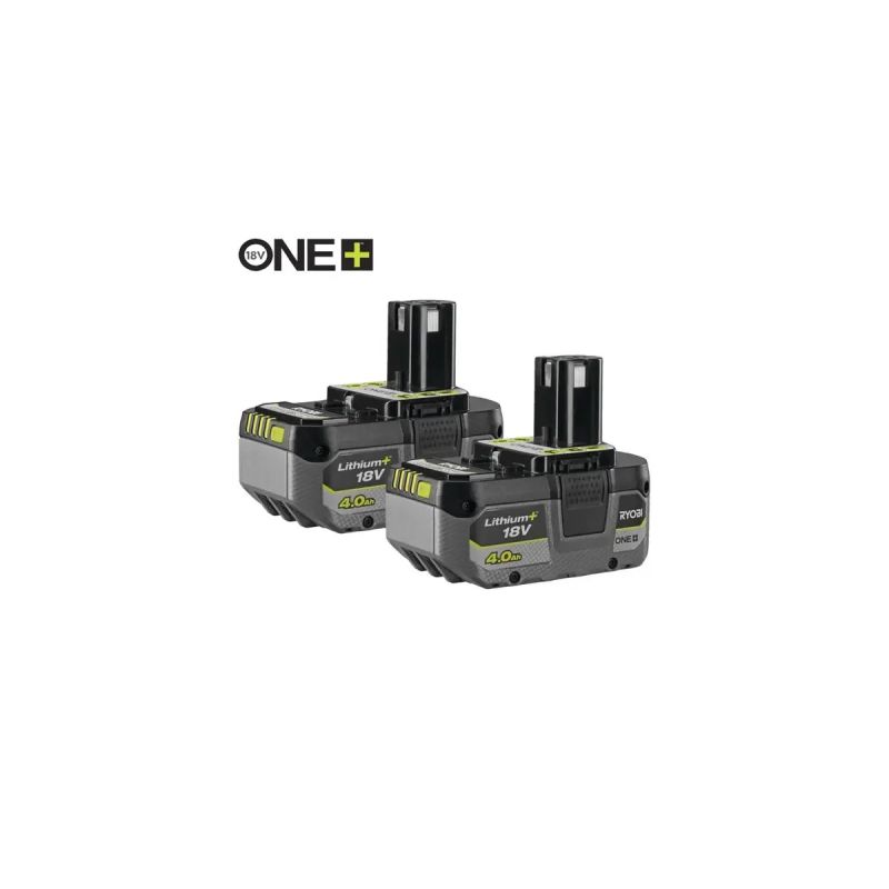201805 RYOBI 2 Akkus 4,0Ah Lithium+ 18V ONE+ RB1840X2