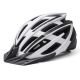 3. Wozinsky MTB-Fahrradhelm mit abnehmbarem Visier und USB-Rücklicht, Größe L – Schwarz und Weiß
