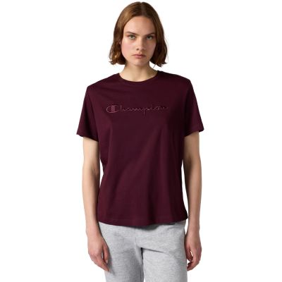 7. Champion SS Tee Burgunder Damen T-Shirt 118382 RS522
