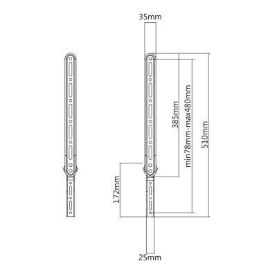 8. MACLEAN Soundbar-Halterung für Fernseher, max. 15 kg, MC-912