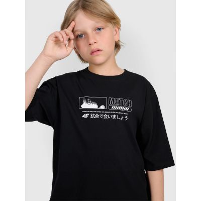 4. Oversize-T-Shirt für Jungen mit Aufdruck 4F 4FJRAW25TTSHM3065-20S