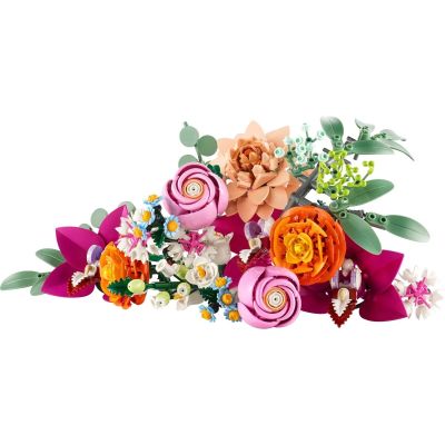 15. LEGO ICONS 10342 Botanik – Wunderschöner Strauß rosa Blüten