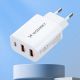 15. Wozinsky CWCUCW 30W USB-C / 2 x USB-A Wandladegerät - Weiß