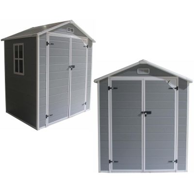 4. Gartengerätehaus aus PVC, 181 x 135 x 210 cm