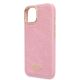6. Guess Croco Collection Hülle für iPhone 14 Plus – Rosa