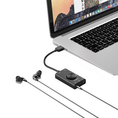 3. Orico SC2 Externe Multifunktions-Soundkarte mit USB-A - Schwarz