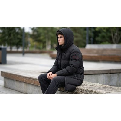 7. Herrenparka Geographical Norway BARBARIAN LONG BLACK DB MEN 001 (WA2879H/GN-BLACK)