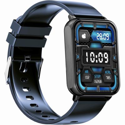 9. Smartwatch Gravity Marineblau Schwarz 2 Armbänder GT17-9