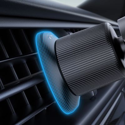 9. Baseus Metal Age Go Autohalterung für Lüftungsschlitze mit Schwerkraftbefestigung – schwarz