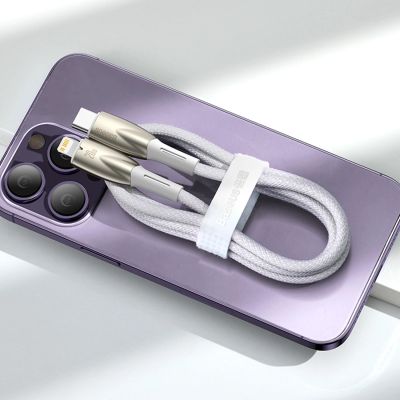 19. Baseus CADH000002 Lightning – USB-C PD-Kabel 20 W 480 Mbit/s 1 m – Weiß
