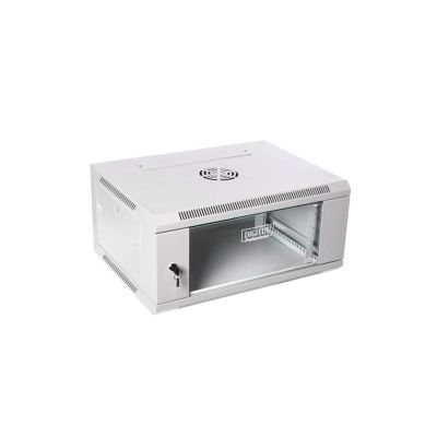 5. Digitus DN-W19 06U/450 6U Rack-Wandschrank Hellgrau