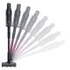 61. Hoover HF610HX 011 Akku-Staubsauger, beutellos, 0,7 l, 650 W, lila, 4 Ah