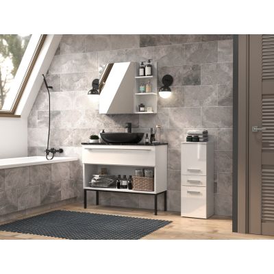 2. BADEZIMMERSÄULE NEL V DDS HALBWEISS