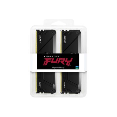 3. Kingston Technology FURY Beast 64 GB 3200 MT/s DDR4 CL16 DIMM (2er-Set) RGB