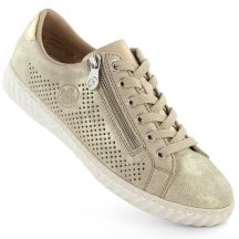 Rieker W RKR694 bequeme Lederschuhe, beige