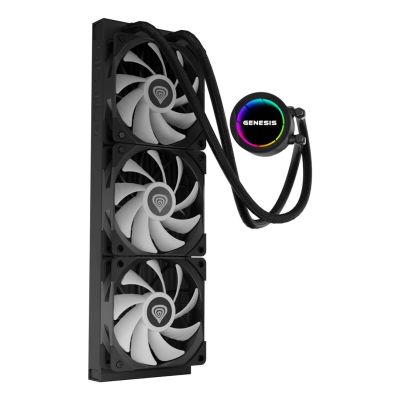 14. GENESIS WASSERKÜHLUNG HYDRIA 360 ARGB SCHWARZ