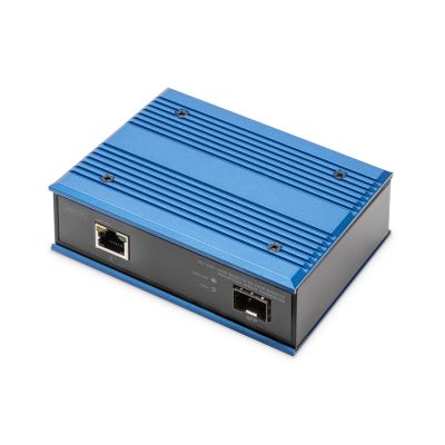 7. Industrieller Medienkonverter 1000Base-TX - 1000Base-FX SFP (ohne Modul) DIN erweiterter Temperaturbereich