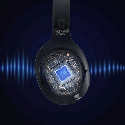 11. QCY H3 Over-Ear-Kopfhörer mit ANC, Bluetooth 5.4 und Hi-Res-Audio – Blau
