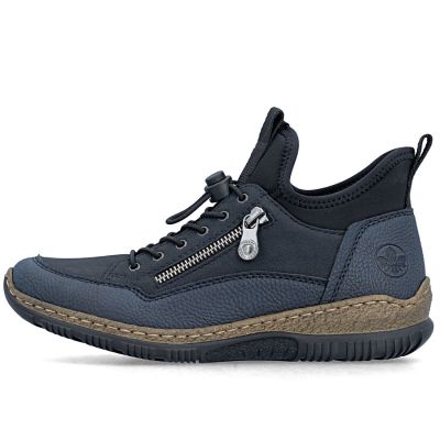 3. Rieker N32G3-14 bequeme, marineblaue, wasserdichte Damenschuhe