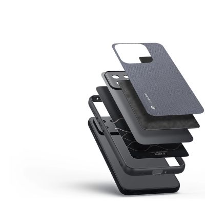 2. Dux Ducis Fino Hülle für Xiaomi 13 Hülle mit Silikonrahmen grau