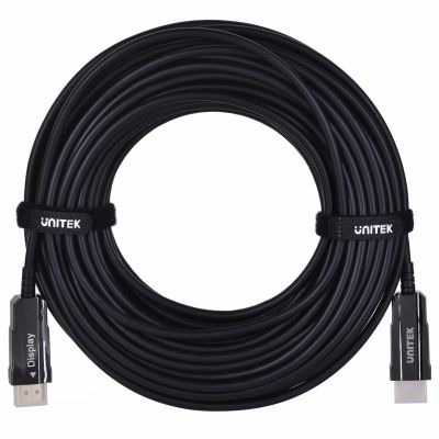 UNITEK Optisches Kabel HDMI 2.0 Aktives optisches Kabel 4K 60Hz 20M