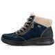 3. Wasserdichte bequeme Leder-Trapperboots in Marineblau Rieker L7701-14