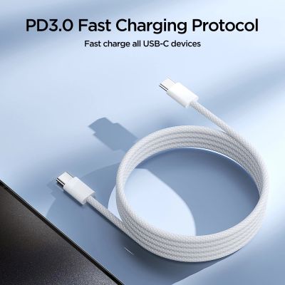 4. Joyroom Ben Series S-A45 USB-C / USB-C 60W Kabel 1m - Weiß