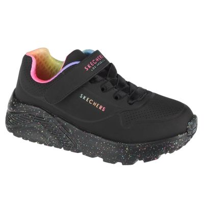 Skechers Uno Lite Rainbow Specks 310457L-BKMT Schwarz 29