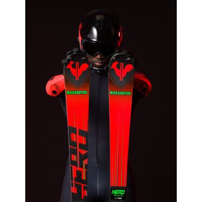 2. ROSSIGNOL HERO SL 150 (R22) Ski + LOOK SPX 12 Rockerace Hot Red Bindungen