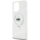 6. Karl Lagerfeld KLHMP15LHMRSKHH iPhone 15 Pro 6,1" weiß/weiß Hardcase Ring Stand Karl Head MagSafe