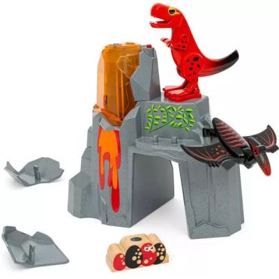 4. BRIO Dinosaurier-Vulkan mit Ausbruch