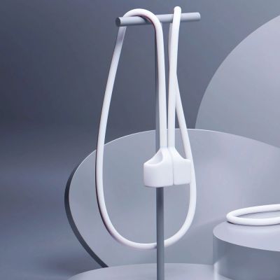 4. 3mk Silikon-AirPods-Hülle für AirPods 2 – weiß