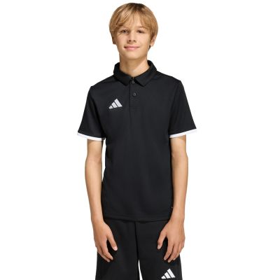 4. adidas Entrada 26 Polo Kinder-T-Shirt Schwarz JZ6629