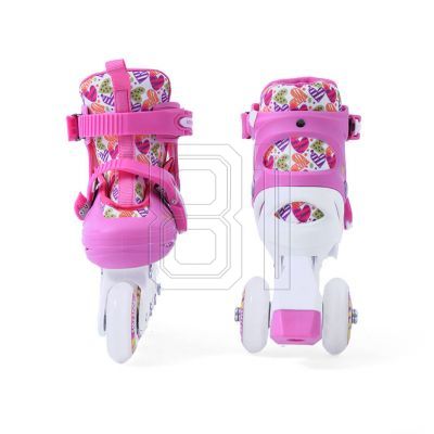 5. Smj Sport Hearts 2in1 Rollschuhe + verstellbare Rollen HS-TNK-000017130