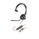 Poly Blackwire 3310 Mono Microsoft Teams USB-C Headset