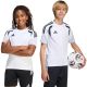 adidas Tiro 26 Wettkampf-Trainingsshirt für Kinder, weiß und schwarz, KA7603