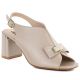 10. Beigefarbene Jezzi RMR25112-3 Sandalen mit Blockabsatz und Schleife für Damen