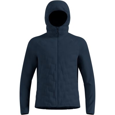 2. Herren-Hybridjacke ZEROWEIGHT INSULATOR Midlayer-Hoodie mit durchgehendem Reißverschluss, marineblau