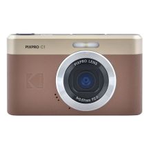 Kodak PIXPRO C1BN Digitalkamera, 1/3"-Kompaktkamera, 13 MP CMOS-Sensor, 4160 x 3120 Pixel, Braun